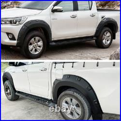 Tailored Fit Wheel Arches Fender Flares Wide Body Kit For Toyota Hilux 2015-2017