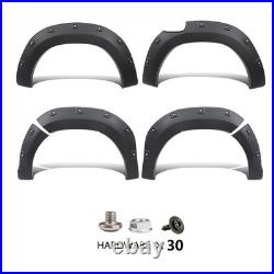 Tailored Fit Wheel Arches Fender Flares Wide Body Kit For Toyota Hilux 2015-2017