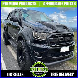 To Fit Ford Ranger 2019+ PARK ASSIST Wheel Arches Kit Wide Style T8 Fenders