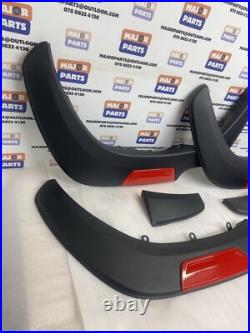 Toyota Hilux 2018-2024 Wheel Arches Fender Flares Body Kit Matte Black