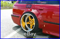 UNIVERSAL WIDE WHEEL ARCHES Fender flares CONCAVE wide body kit 4PC 70MM + 90MM