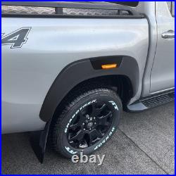UPGRADE LED Lights Wheel Arches Fender Flares Kit For Toyota Hilux 2015-2025