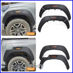 UPGRADE LED Lights Wheel Arches Fender Flares Kit For Toyota Hilux 2015-2025 UPGRADE LED Lights Wheel Arches Fender Flares Kit For Toyota Hilux 2015-2025
