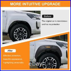 UPGRADE LED Lights Wheel Arches Fender Flares Kit For Toyota Hilux 2015-2025 UPGRADE LED Lights Wheel Arches Fender Flares Kit For Toyota Hilux 2015-2025