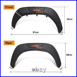 UPGRADE LED Lights Wheel Arches Fender Flares Kit For Toyota Hilux 2015-2025