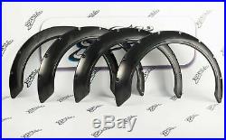 Universal Fender Flares Wide Body Kit Wheel Arches 100 mm 3.9 Inch ABS Plastic