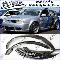 VW Golf 4 Wide Body Kit Wheel Arches Golf MK4 Fender Flares Set 8pcs Fit GTI