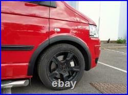 VW T5 2003-2015 ABS Platic Wheel Arches Fender Flares Black 10 pieces