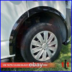 Volkswagen T5-T5.1 Swb&Lwb 2003-2015 Black Wheel Arch Trims Gloss Black Body Kit