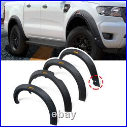 WITH PARK ASSIST Wheel Arch Fender Flares Kit for Ford Ranger 2016-2022 T7 T8