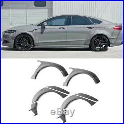 Wheel Arch Cover Trim For Ford Fusion 2014-2018 Primer Fender Flare Kit 10X