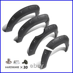 Wheel Arches Extensions Fender Flares Kit For Toyota Hilux 2021-2024 Double Cab