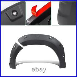 Wheel Arches Extensions Fender Flares Kit For Toyota Hilux 2021-2024 Double Cab