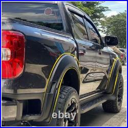 Wheel Arches Fender Flares Kit Accessories for Ford Ranger 2023-2025 T9 Wildtrak