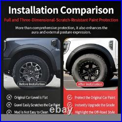 Wheel Arches Fender Flares Kit Accessories for Ford Ranger 2023-2025 T9 Wildtrak