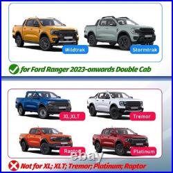 Wheel Arches Fender Flares Kit Accessories for Ford Ranger T9 2023-2026 Wildtrak