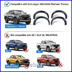 Wheel Arches Fender Flares Wide Arch Kit for Ford Ranger T9 2023-2024 Double Cab