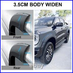 Wheel Arches Fender Flares Wide Arch Kit for Ford Ranger T9 2023-2024 Double Cab