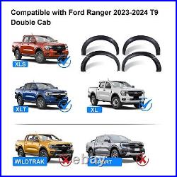 Wheel Arches Fender Flares Wide Arch Kit for Ford Ranger T9 2023-2024 XL XLT