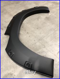 Wheel Fender Flare Black Kit Fits Toyota Hilux GUN1 2015- 2018 Fenders TRD Arch