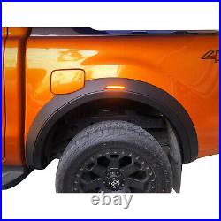 Wheel Wide Arch Kit Fender Flare with LED Reflector for Ford Ranger 2015-2018 T7