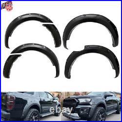 Wide Body Extended Wheel Arches Fender Flare Kit Fit For 19-22 Ford Ranger T8 PU
