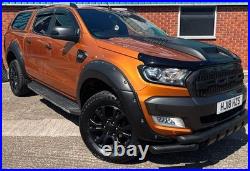 Wide Body Extended Wheel Arches Fender Flare Kit For 16-19 Ford Ranger T7 Pickup