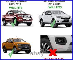 Wide Body Extended Wheel Arches Fender Flare Kit For 16-19 Ford Ranger T7 Pickup