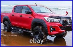 Wide Body Extended Wheel Arches Fender Flare Kit For 2018-2020 Toyota Hilux MK8