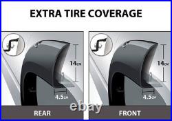 Wide Body Extended Wheel Arches Trim Fender Flare Kit For 2011-15 Ford Ranger T6