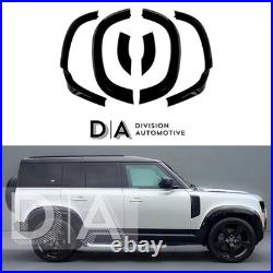 Wide Body Wheel Arch Flares Kit Gloss Black For Land Rover Defender 110 L663 20+
