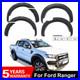 Wide Body Wheel Arches Fender Flares Kit Black For Ford Ranger 2019-2022 4Drs