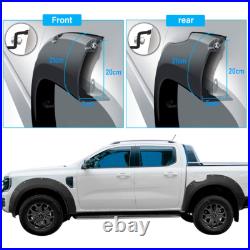 Wide Body Wheel Arches Fender Flares Kit for Ford Ranger 2023-2025 Wildtrak T9