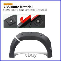 Wide Body Wheel Arches Fender Flares Kit for Toyota Hilux Revo 2015-2020 Black