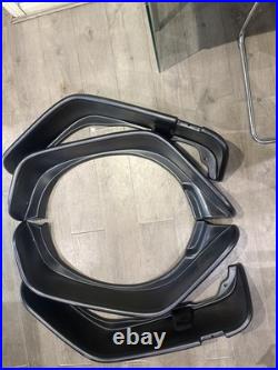 Wide Extended Flat Fender Flare Wheel Arches Kit For 07-18 Jeep Wrangler