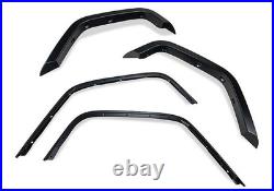 Wide Extended Rivet Wheel Arches Fender Flare Kit For 07-18 Jeep Wrangler III JK