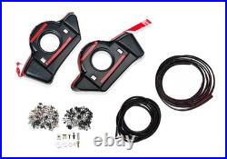 Wide Extended Rivet Wheel Arches Fender Flare Kit For 07-18 Jeep Wrangler III JK