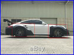 Wide Fender Flares 8PCS Body Kit Wheel Arch Fit for Porsche 911 997 2010-2012