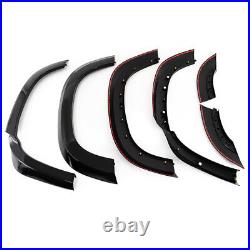 Wide Fender Wheel Arch Trim Kits Set Gloss Black Fit For Defender 110 L663 2020+