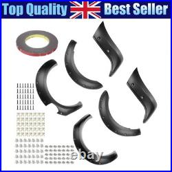 Wide Matte Black Wheel Arches Gloss Fender Flares Kit For Ford FENDER FLARES