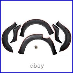 Wide Matte Black Wheel Arches Gloss Fender Flares Kit For Ford Ranger T7 15-2018