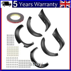 Wide Matte Black Wheel Arches Gloss Fender Flares Kit For Ford Ranger T7 GLOSS