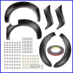 Wide Matte Black Wheel Arches Gloss Fender Flares Kit For Ford Ranger T7 GLOSS