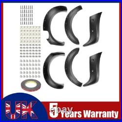 Wide Matte Black Wheel Arches Gloss Fender Flares Kit For Ford Ranger T7 Right