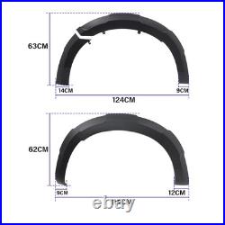 Wide Wheel Arch Extension Fender Flares Kit For ISUZU D-MAX 2024-2026 Double Cab