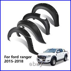 Wide Wheel Arch Extensions Fender Flares Body Kit for Ford Ranger 2015-2018 T7