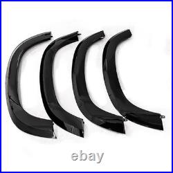 Wide Wheel Arch Fender Flare Trim Kit Set For 2020+ Defender 90 L663 Gloss Black