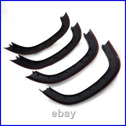 Wide Wheel Arch Fender Flare Trim Kit Set For 2020+ Defender 90 L663 Gloss Black