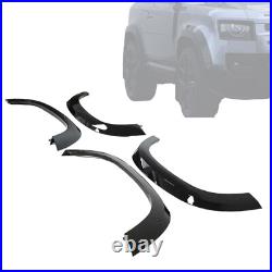 Wide Wheel Arch Kit Gloss Black Flare Fender Fits Land Rover Defender 90 2021+
