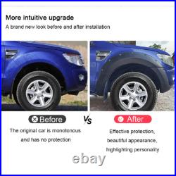 Wide Wheel Arches Extensions Fender Flares for Ford Ranger T6 2012-2014 Body Kit